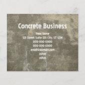 Concrete Business Card チラシ (正面)