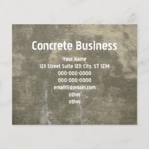 Concrete Business Card チラシ