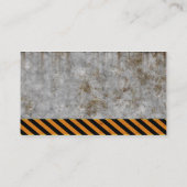 concrete Caution Construction Company 名刺 (裏面)