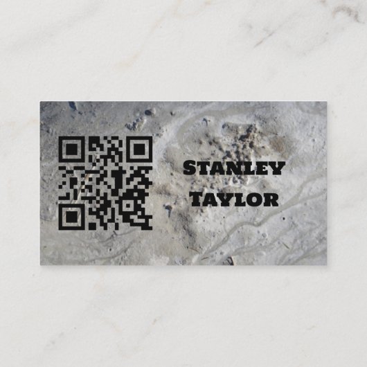 Concrete & Cement Solutions Custom QR Code 名刺 (裏面)
