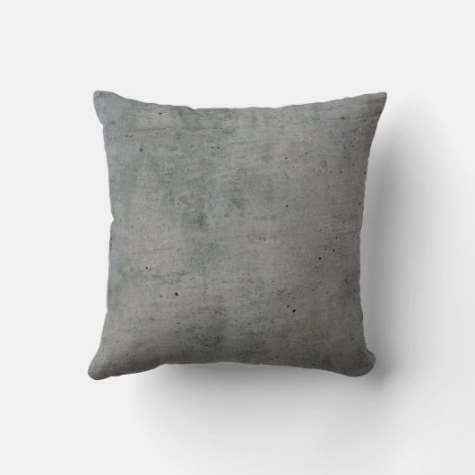 Concrete cement wall gray texture クッション (裏面)
