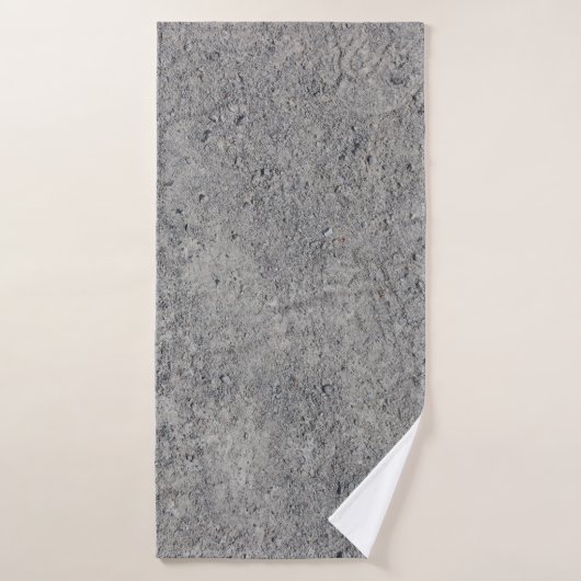 Concrete cement wall gray texture バスタオル (バスタオル)