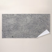 Concrete cement wall gray texture バスタオル (バスタオル)