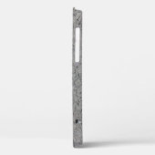 Concrete cement wall gray texture Case-Mate iPhoneケース (裏面 / 左)