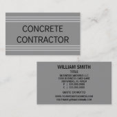 Concrete Contractor名刺 名刺 (正面/裏面)