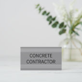 Concrete Contractor名刺 名刺 (スタンド正面)