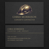 Concrete Contractor Hard Hat Professional 名刺