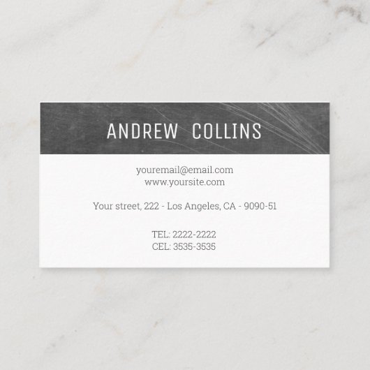 CONCRETE DUO I 名刺 (裏面)