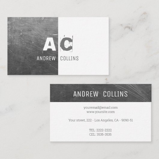 CONCRETE DUO I 名刺 (正面/裏面)