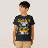Concrete Finisher I Don't Stop When I'm Tired Ceme Tシャツ (正面フル)