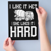 Concrete Finisher Worker Cement Mixer Truck Driver チラシ (手)