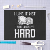 Concrete Finisher Worker Cement Mixer Truck Driver 薄葉紙 (クラフト)