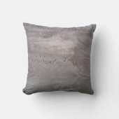 Concrete grey gray wall plaster クッション (正面)