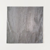 Concrete grey gray wall plaster タペストリー (正面(横))