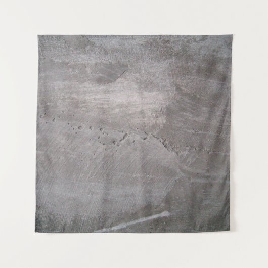 Concrete grey gray wall plaster タペストリー (正面)
