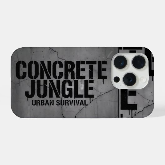 Concrete Jungle iPhoneケース (裏面横)