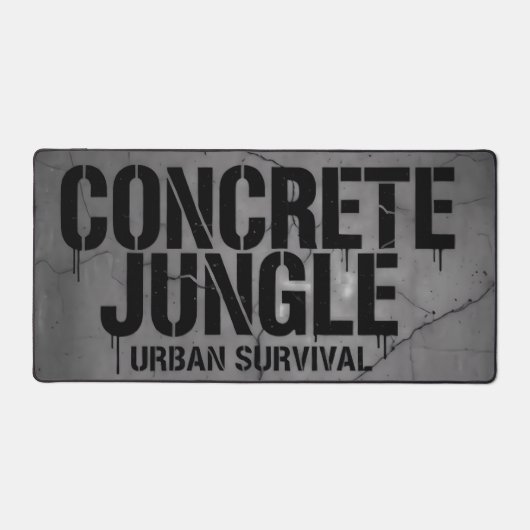 Concrete Jungle - Urban Survival デスクマット (正面)