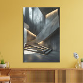 Concrete & Light キャンバスプリント (インサイチュ (リビング))