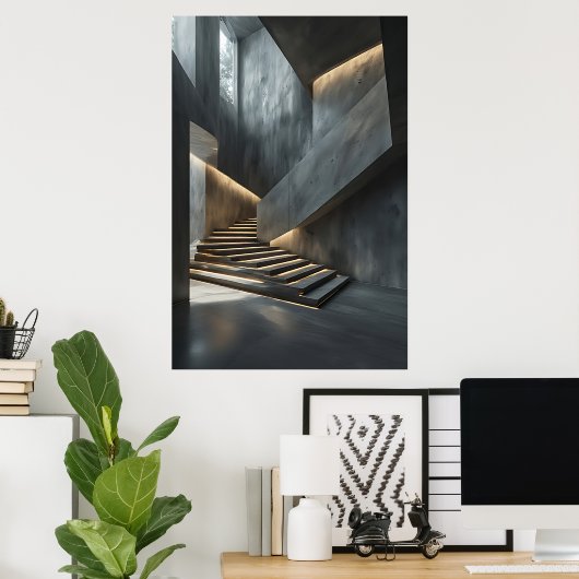 Concrete & Light ポスター (ホームオフィス)