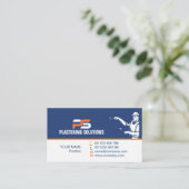Concrete & Plastering Contractor Business Card  名刺 (スタンド正面)