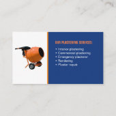 Concrete & Plastering Contractor Business Card  名刺 (裏面)