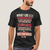 Concrete Pump Operator What I do Tシャツ (正面)