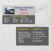 Concrete Service名刺 名刺 (正面/裏面)