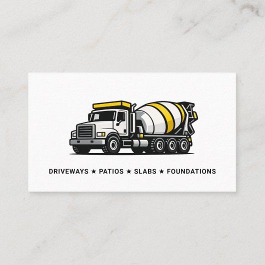 Concrete Services 名刺 (裏面)