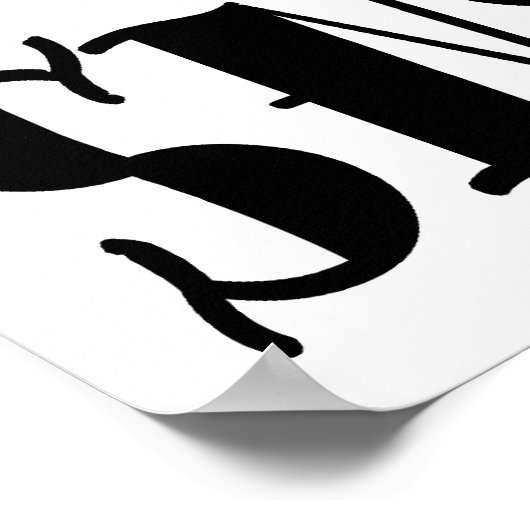 CONCRETE SNEAKERS "TATTOO LOGO" ポスター (角)