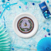 CONDEDERACYのシール ペーパープレート (パーティー)