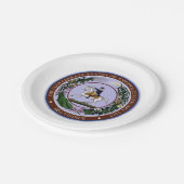 CONDEDERACYのシール ペーパープレート (アングル)