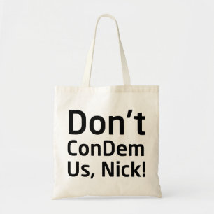 ConDemは私達ニックのバッグ トートバッグ