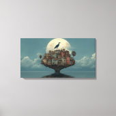 condensed island キャンバスプリント (正面)