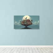 condensed island キャンバスプリント (インサイチュ (ウッドフロア))