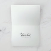 Condolence Monarch Butterfly On a Pencil カード (内部)