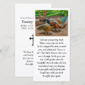 Condolences Blessing Purple, Blue, Orange Prayer (正面/裏面)