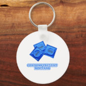 Condoms Prevent Minivans キーホルダー (正面)