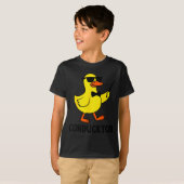 Conducktor Funny Duck Music Pun Orchestra Design  Tシャツ (正面フル)