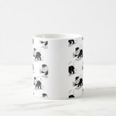 Conductor Cats Unite! Oshiya Cat | Feline Fun  コーヒーマグカップ (中央)