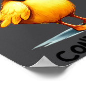 Conductor, Funny Duck Quote  ポスター (角)