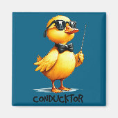 Conductor, Funny Duck Quote  マグネット (正面)