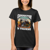 Conductor railroad Model station Railway worker 1 Tシャツ (正面)