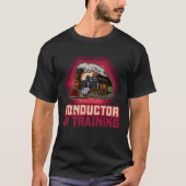 Conductor railroad Model station Railway worker  5 Tシャツ (正面)