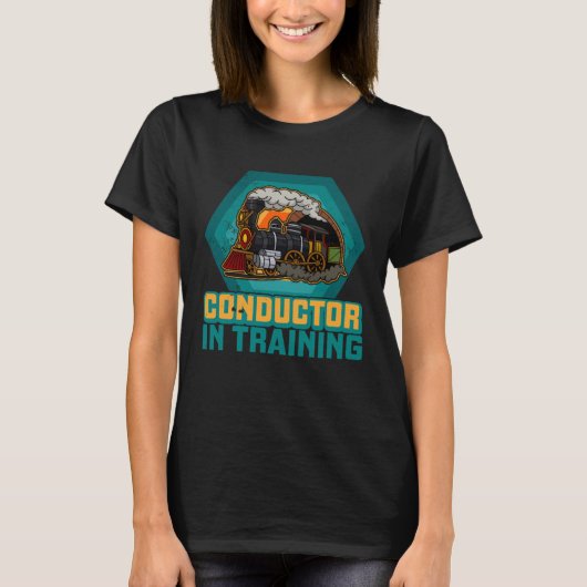 Conductor railroad Model station Railway worker  7 Tシャツ (正面)