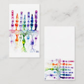 Cone cells rod cells and bipolar neurons of retina 名刺 (正面/裏面)