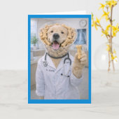 Cone of Bones Trreats Get Well COB-1 カード (黄色い花)