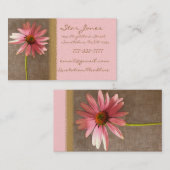 ConeFlowerエレガント名刺 – - - 名刺 (正面/裏面)