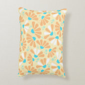 Coneflower紙吹雪オンエッグシェル アクセントクッション (裏面(縦))