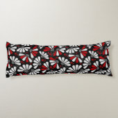 Coneflower紙吹雪オンブラック ボディピロー (裏面)