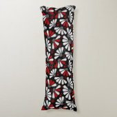 Coneflower紙吹雪オンブラック ボディピロー (正面縦)